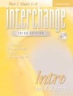 Interchange Intro Part 1 Student's Book with Self Study Audio CD - Book