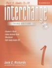 Interchange Level 1 Part 4 Student's Book with Self Study Audio CD - Book
