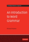 An Introduction to Word Grammar - Book