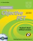 Objective PET Self-study Pack (Student's Book with answers with CD-ROM and Audio CDs(3)) - Book