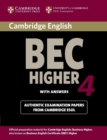 Cambridge BEC 4 Higher Student's Book with answers : Examination Papers from University of Cambridge ESOL Examinations - Book