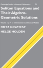 Soliton Equations and their Algebro-Geometric Solutions: Volume 1, (1+1)-Dimensional Continuous Models - Book