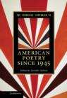 The Cambridge Companion to American Poetry since 1945 - Book