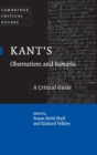 Kant's Observations and Remarks : A Critical Guide - Book