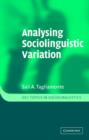 Analysing Sociolinguistic Variation - Book
