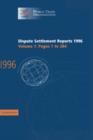 Dispute Settlement Reports 1996 - Book