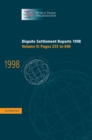 Dispute Settlement Reports 1998: Volume 2, Pages 233-696 - Book