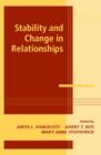 Stability and Change in Relationships - Book