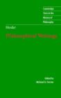 Herder: Philosophical Writings - Book