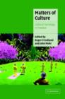 Matters of Culture : Cultural Sociology in Practice - Book