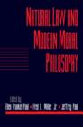 Natural Law and Modern Moral Philosophy: Volume 18, Social Philosophy and Policy, Part 1 - Book