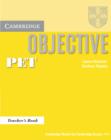 Objective PET Teacher's Book - Book