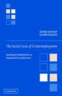 The Social Costs of Underemployment : Inadequate Employment as Disguised Unemployment - Book