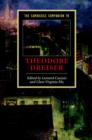 The Cambridge Companion to Theodore Dreiser - Book
