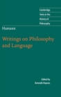 Hamann: Writings on Philosophy and Language - Book