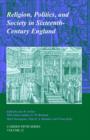 Religion, Politics, and Society in Sixteenth-Century England - Book
