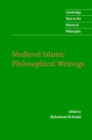 Medieval Islamic Philosophical Writings - Book