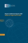 Dispute Settlement Reports 2001: Volume 11, Pages 5479-6010 - Book