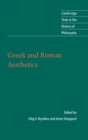 Greek and Roman Aesthetics - Book