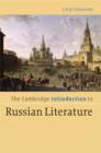 The Cambridge Introduction to Russian Literature - Book