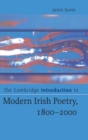 The Cambridge Introduction to Modern Irish Poetry, 1800-2000 - Book