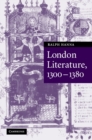 London Literature, 1300-1380 - Book