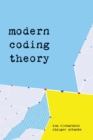 Modern Coding Theory - Book