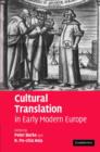 Cultural Translation in Early Modern Europe - Book