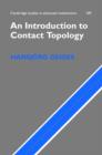 An Introduction to Contact Topology - Book