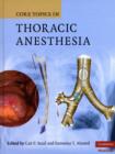 Core Topics in Thoracic Anesthesia - Book