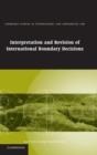 Interpretation and Revision of International Boundary Decisions - Book
