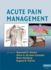 Acute Pain Management - Book