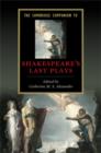 The Cambridge Companion to Shakespeare's Last Plays - Book