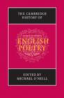 The Cambridge History of English Poetry - Book
