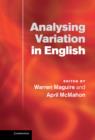 Analysing Variation in English - Book