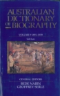 Australian Dictionary of Biography V9 - Book
