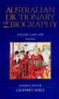 Australian Dictionary of Biography V11 - Book