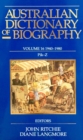 Australian Dictionary of Biography V16 - Book
