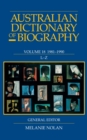 Australian Dictionary of Biography V18 L-Z - Book