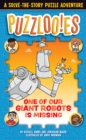 Puzzloonies! One of Our Giant Robots is Missing : A Solve-the-Story Puzzle Adventure  - Book