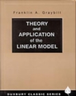 Theory and Application of the Linear Model - Book