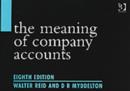 The Meaning of Company Accounts - Book