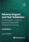 Adverse Impact and Test Validation : A Practitioner's Guide to Valid and Defensible Employment Testing - Book