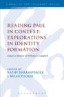 Reading Paul in Context: Explorations in Identity Formation : Essays in Honour of William S. Campbell - Book