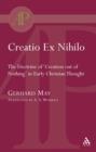 Creatio Ex Nihilo - eBook