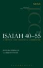 Isaiah 40-55 Vol 1 (ICC) : A Critical and Exegetical Commentary - eBook