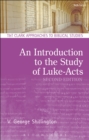 An Introduction to the Study of Luke-Acts - Book