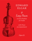 Six Easy Pieces (Opus 22) : in first position - Book