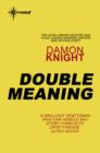 Double Meaning - eBook