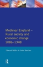 Medieval England : Rural Society and Economic Change 1086-1348 - Book